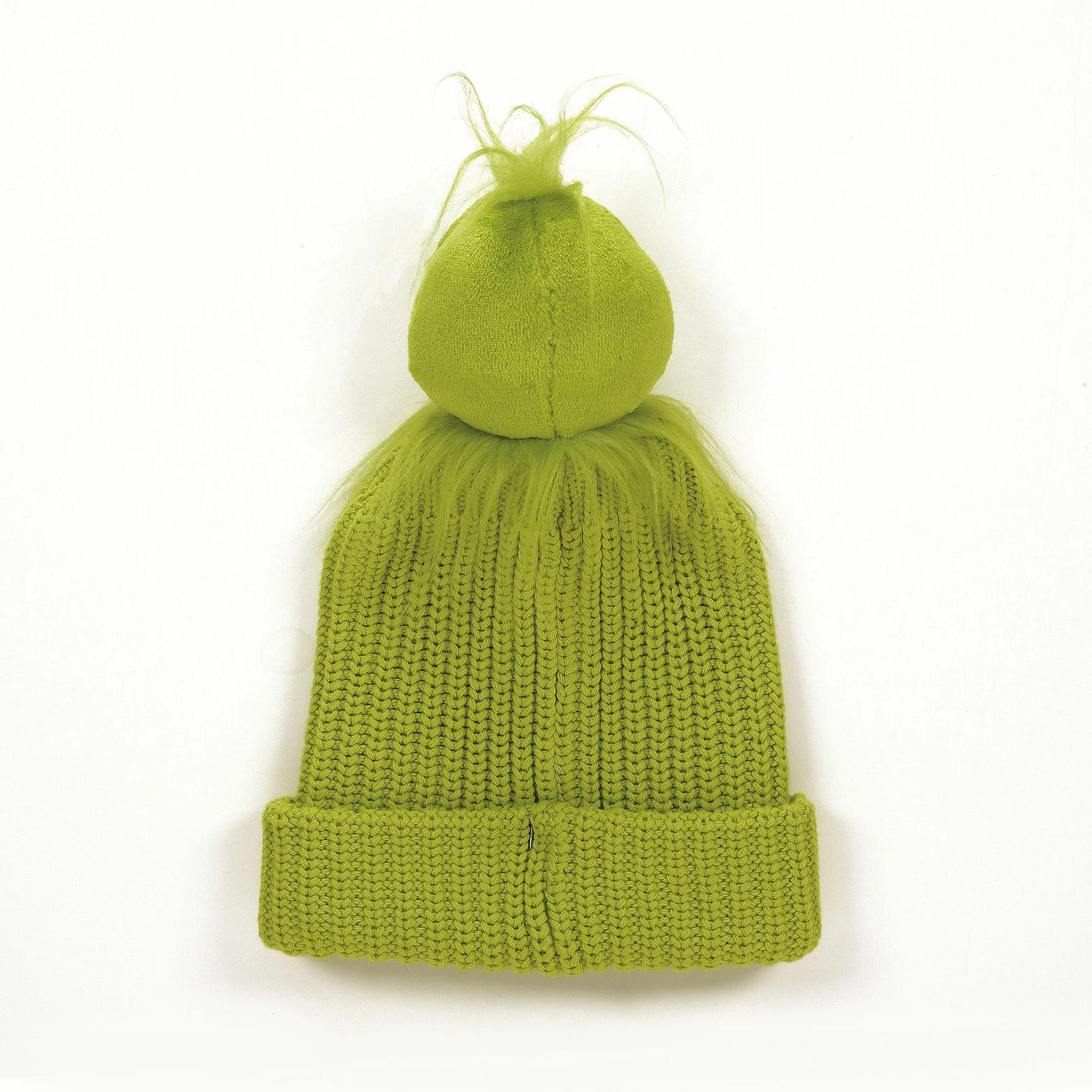 Snowpinions Grinch Pompom Stocking Hat
