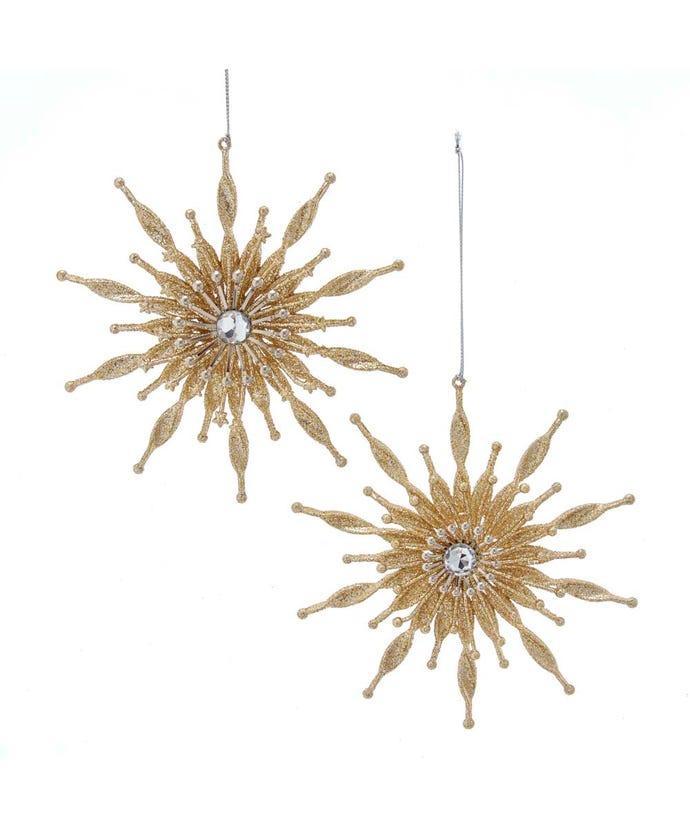 Glitter Snowflake Ornament
