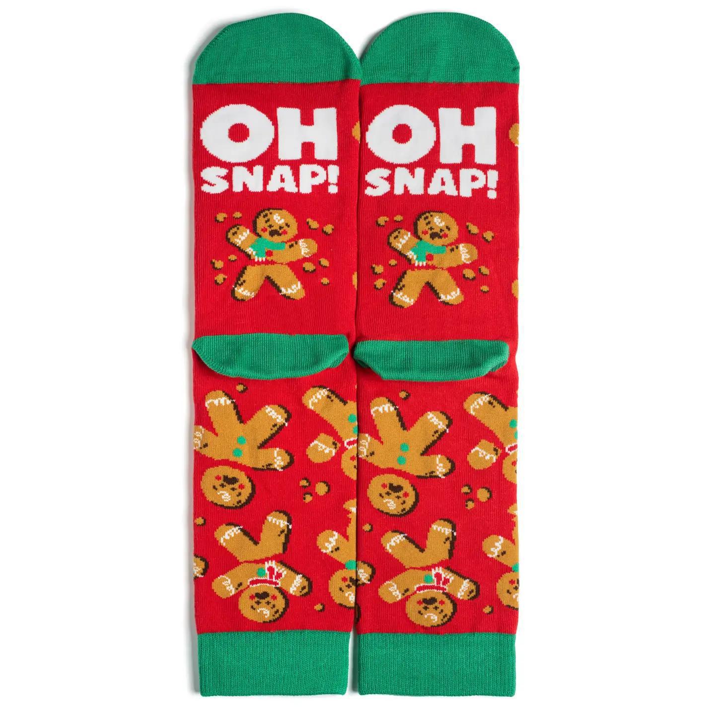 Oh Snap (Gingerbread Men) Christmas Socks