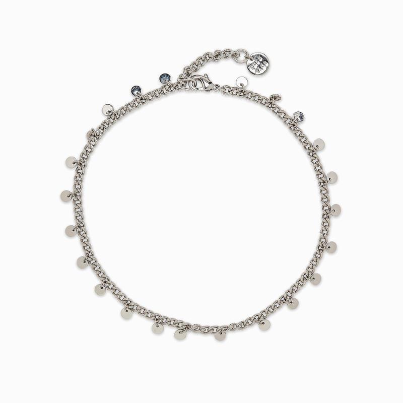 Mini Coin Anklet Silver