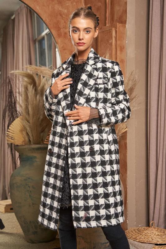 Double Button Long Coat