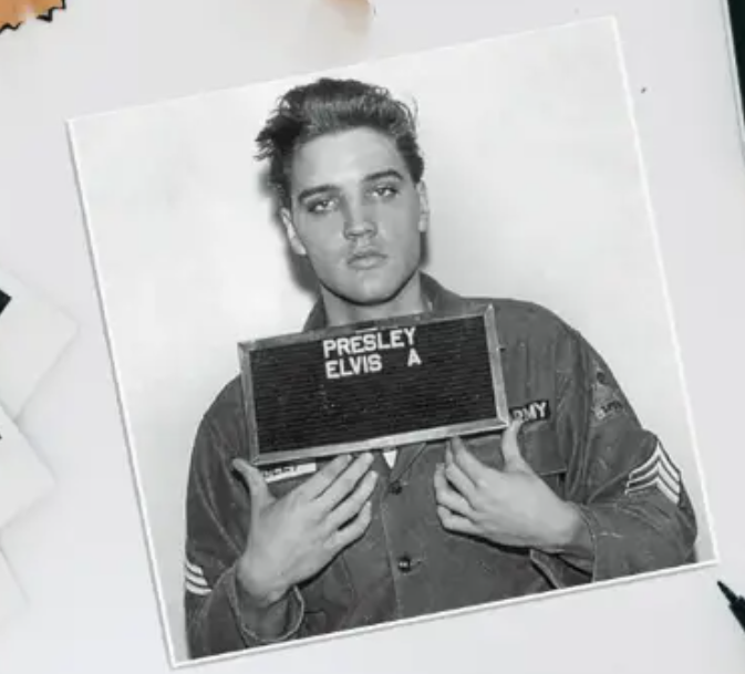 Elvis Mugshot Coaster