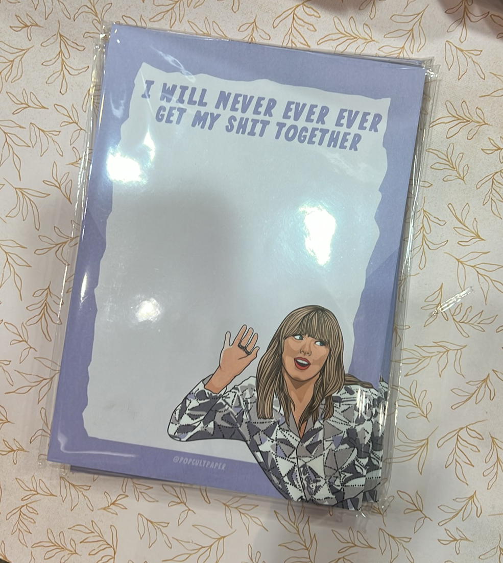 Taylor Swift Notepad