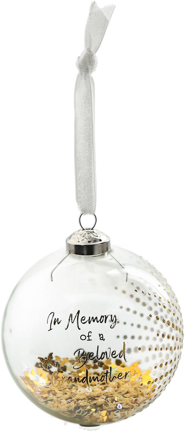 Beloved Grandmother - 4" Glass Ornament