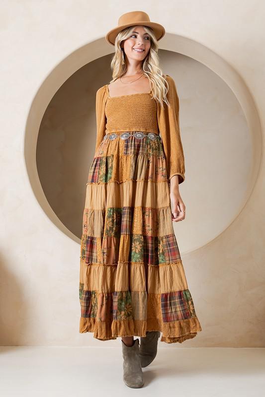 Rustic Bohemian Dress