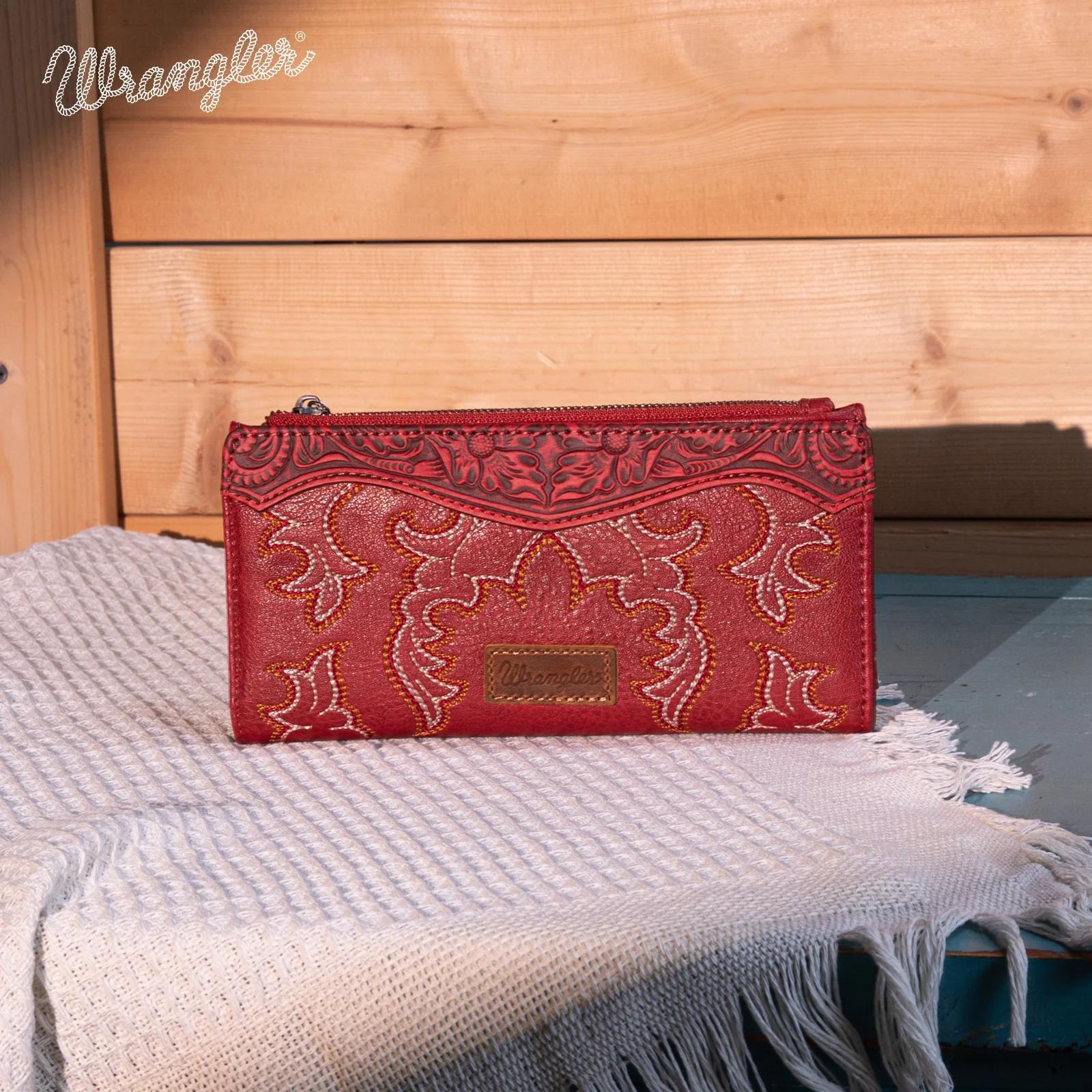 Wrangler Embroidered Bi-Fold Wallet