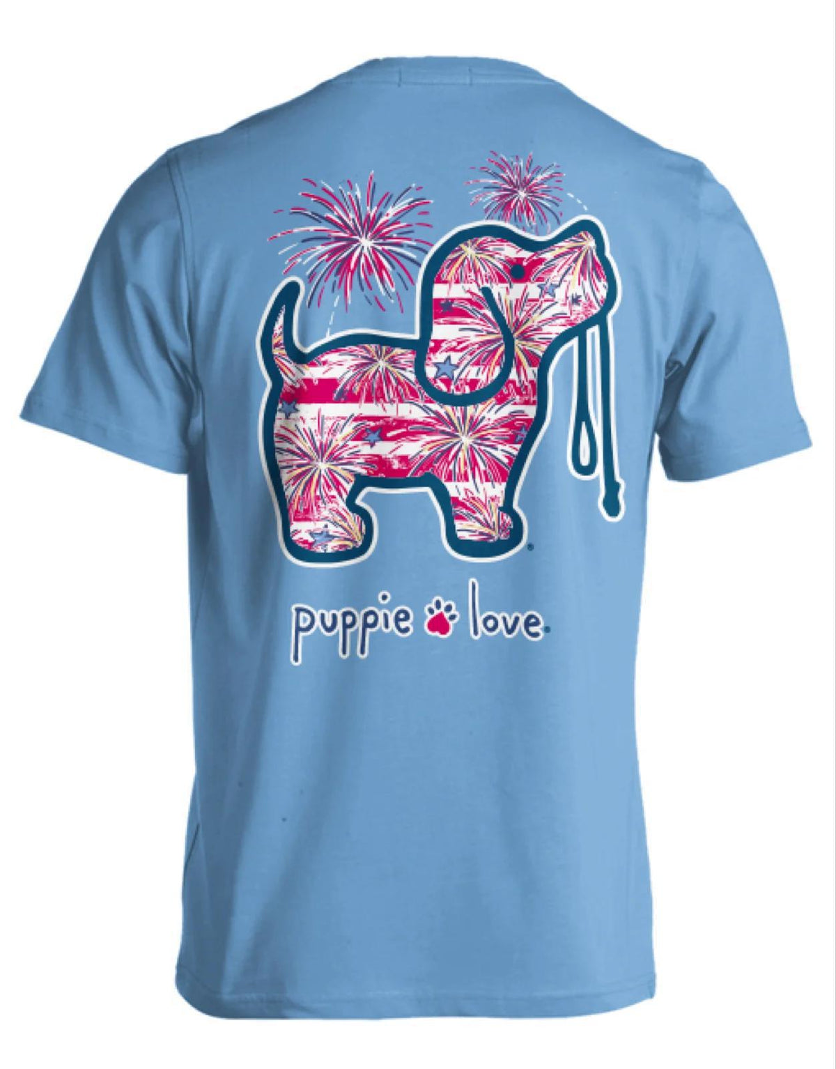 Puppie Love - Fireworks Pup Tee