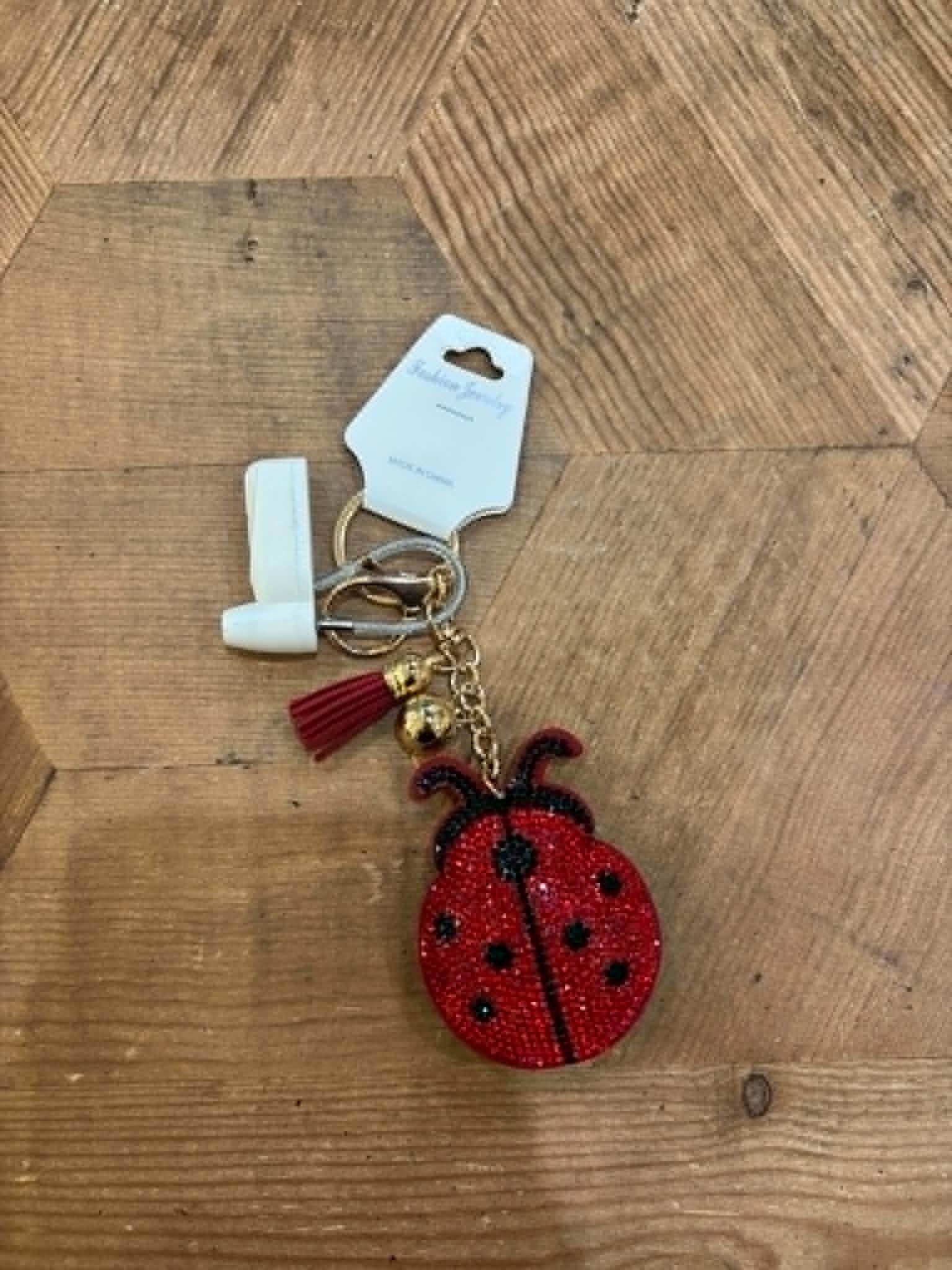 Puffy Rhinestone Keychains