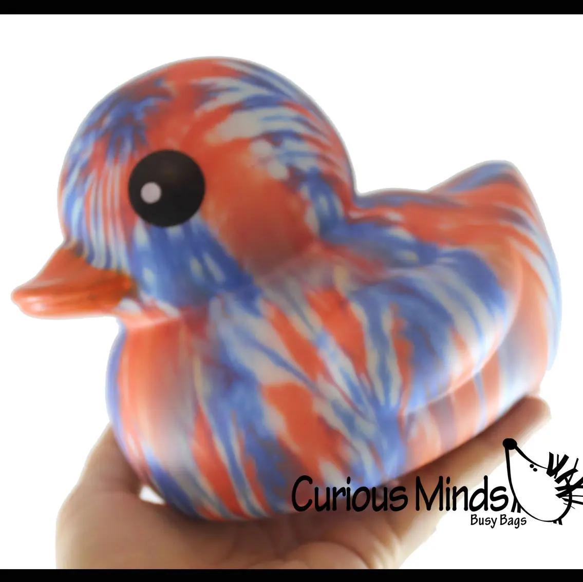 Jumbo Tie Dye Rubber Duck