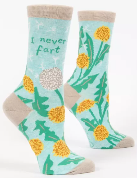 I Never Fart Crew Socks