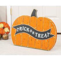 Trick Or Treat Pumpkin W/ Lights