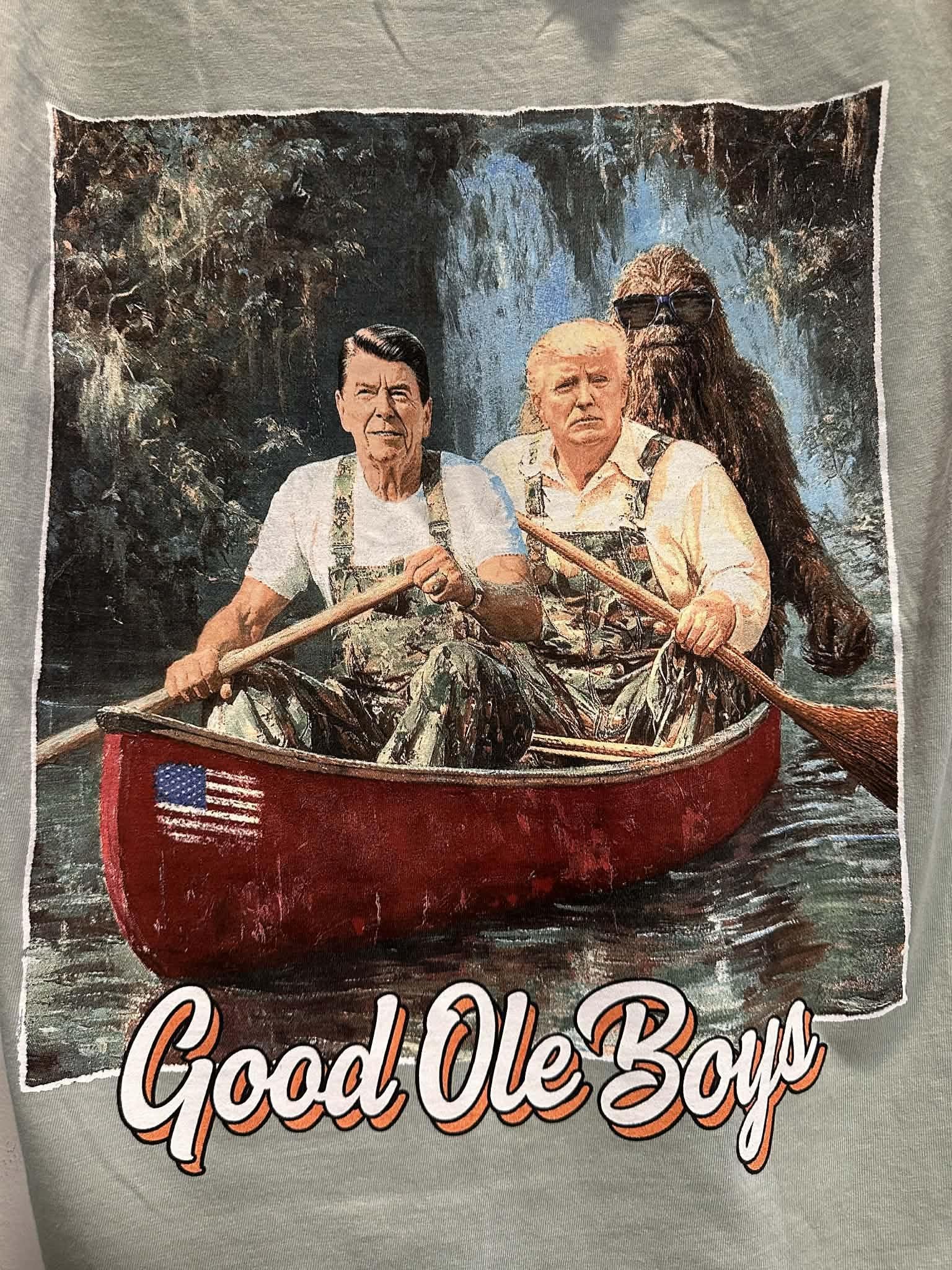 Trump & Reagan Canoe Tee