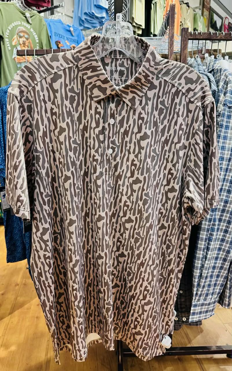 Retro Bayou Camo Polo
