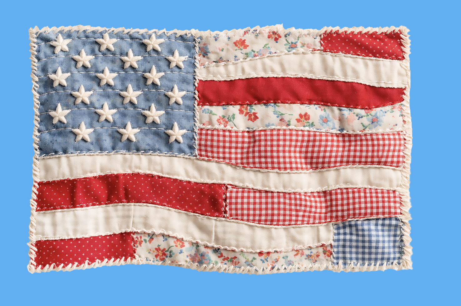 Patchwork Flag Tee