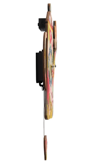 Allen Designs Cup of Time Wood Wall Clock