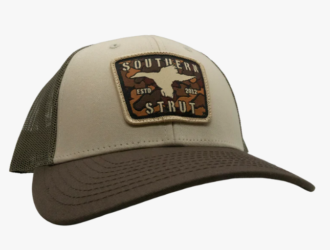 Camo Duck Woven Patch Hat