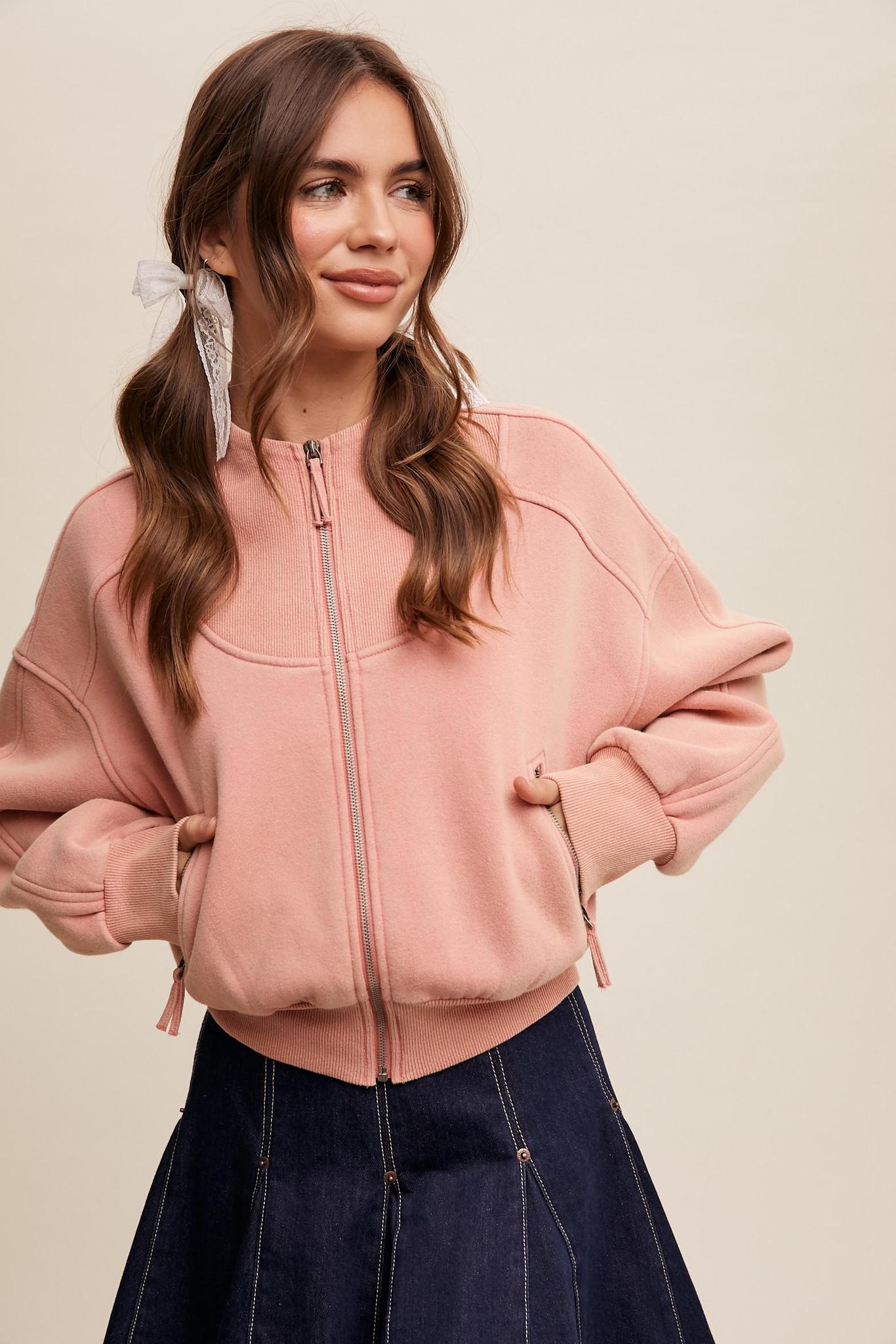 Blush Bomber Jacket