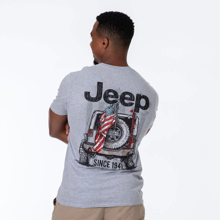 Jeep USA 1 Grey Tee