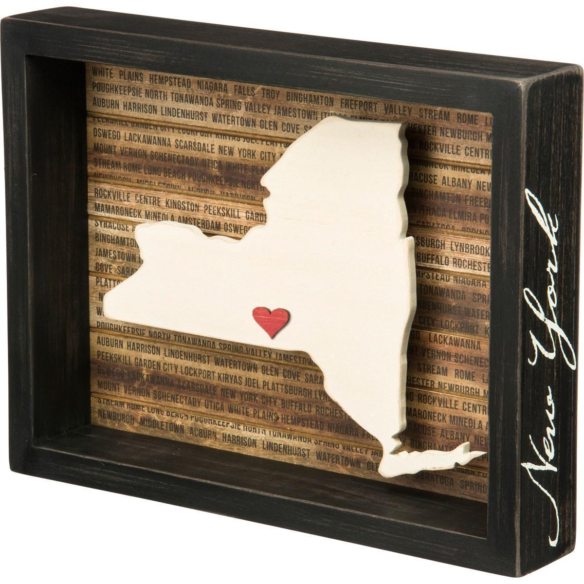 New York State Box Sign