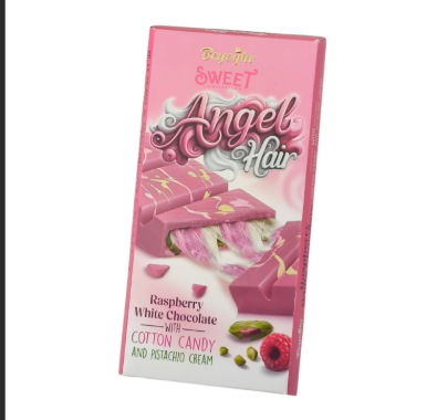 Dubi Angel Hair Raspberry White Chocolate