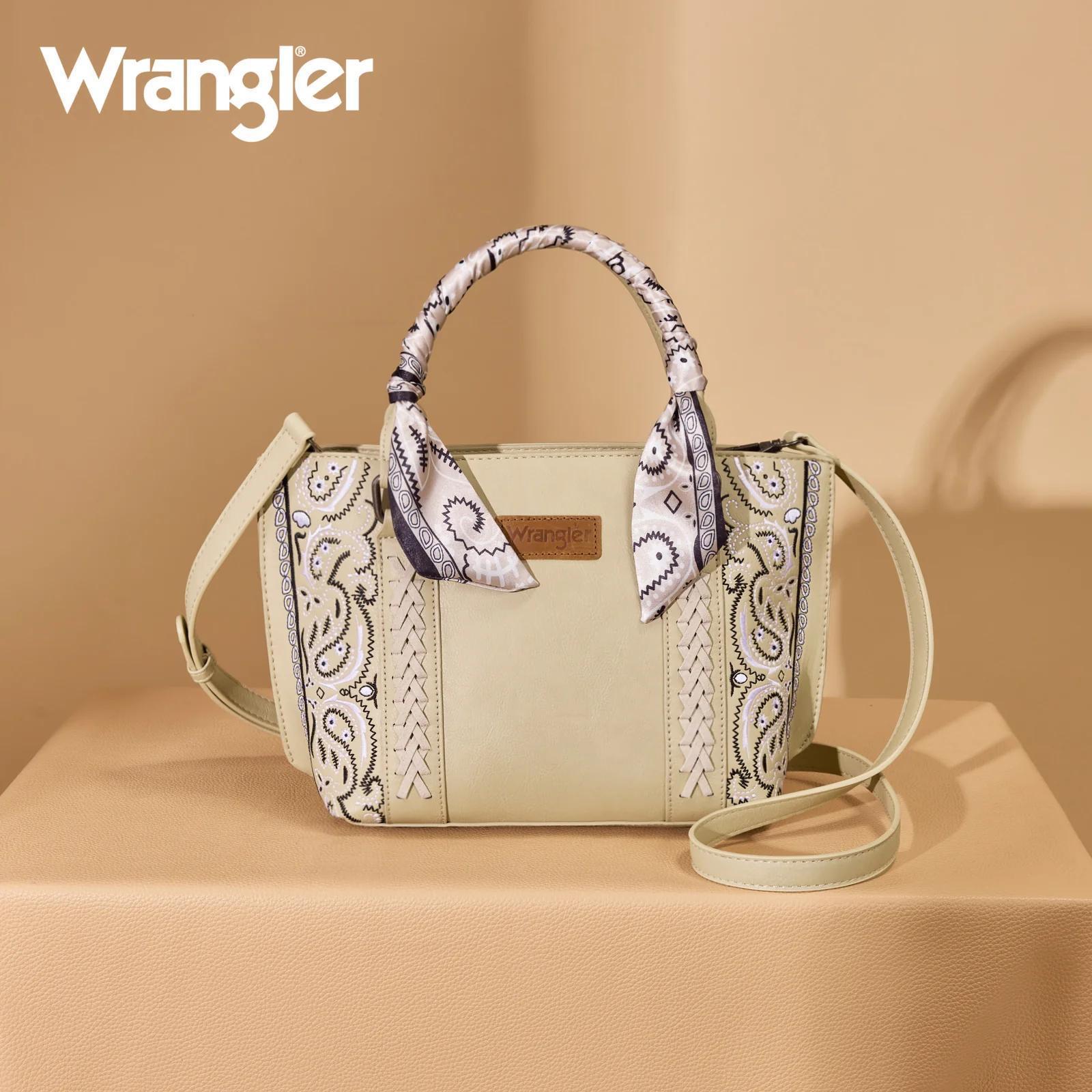 Wrangler Bandana Paisley Print Tote/Crossbody