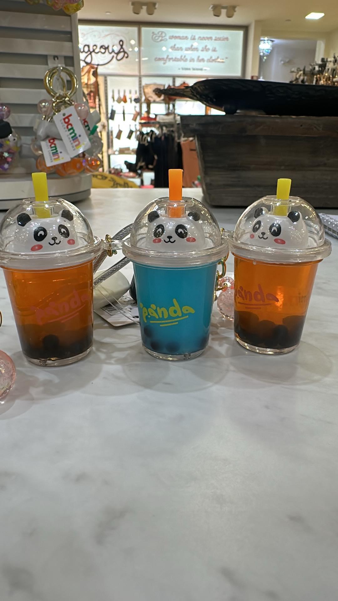 Panda Boba Keychain