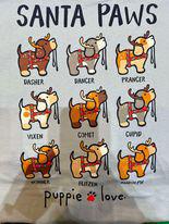 YTH Santa Paws Reindeer Pup Tee