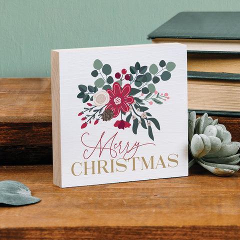Merry Christmas Block Sign