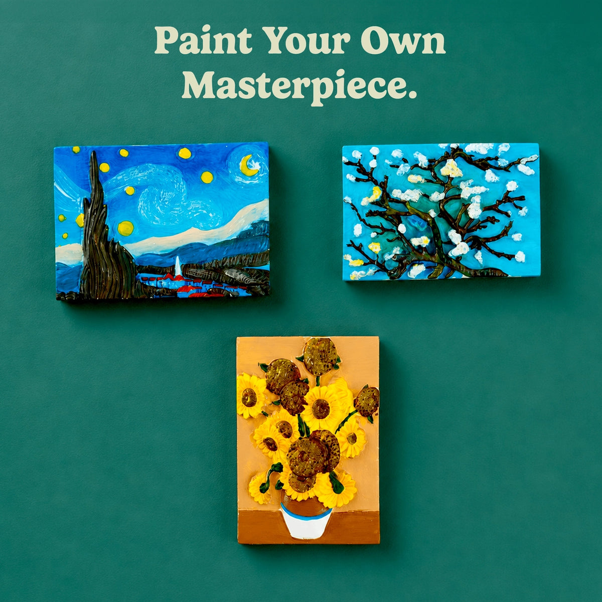 Craft Hero Muddies™ - Van Goghs Masterpieces - DIY Magnets