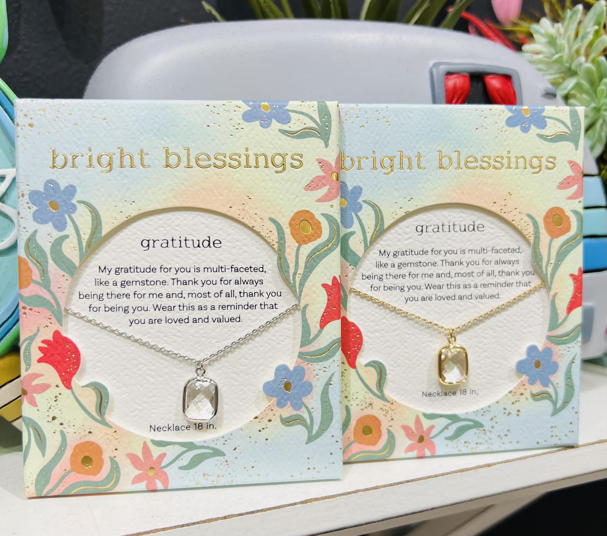 Gratitude Bright Blessings Necklace