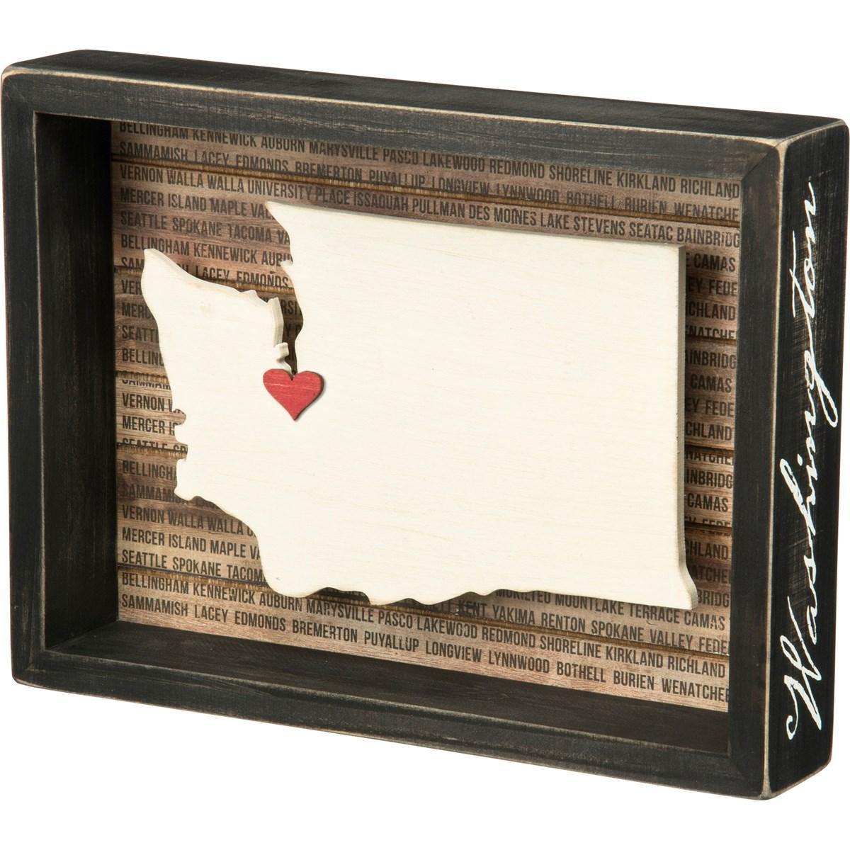 Washington State Box Sign
