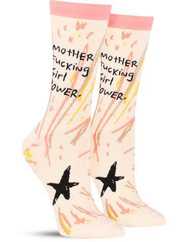 Mother Fucking Girl Power Crew Socks