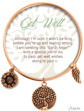 Get Well Earth Angel Bracelet