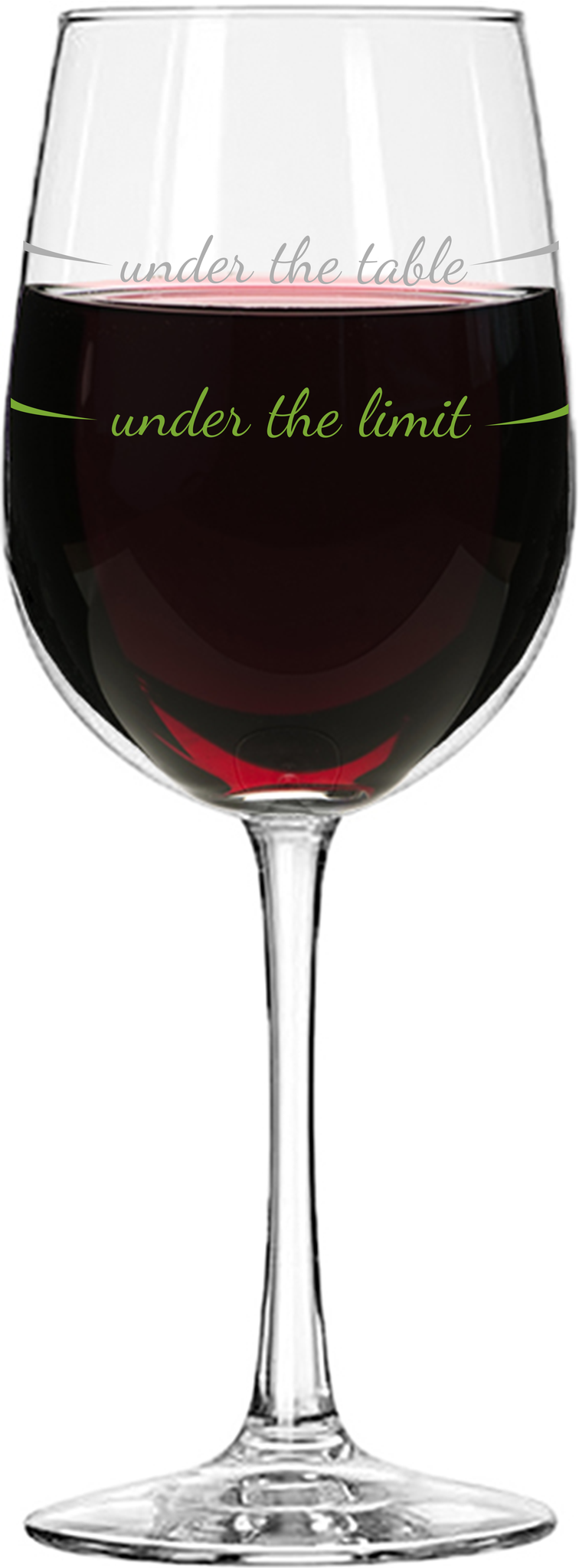 Under The Table Wine Glass