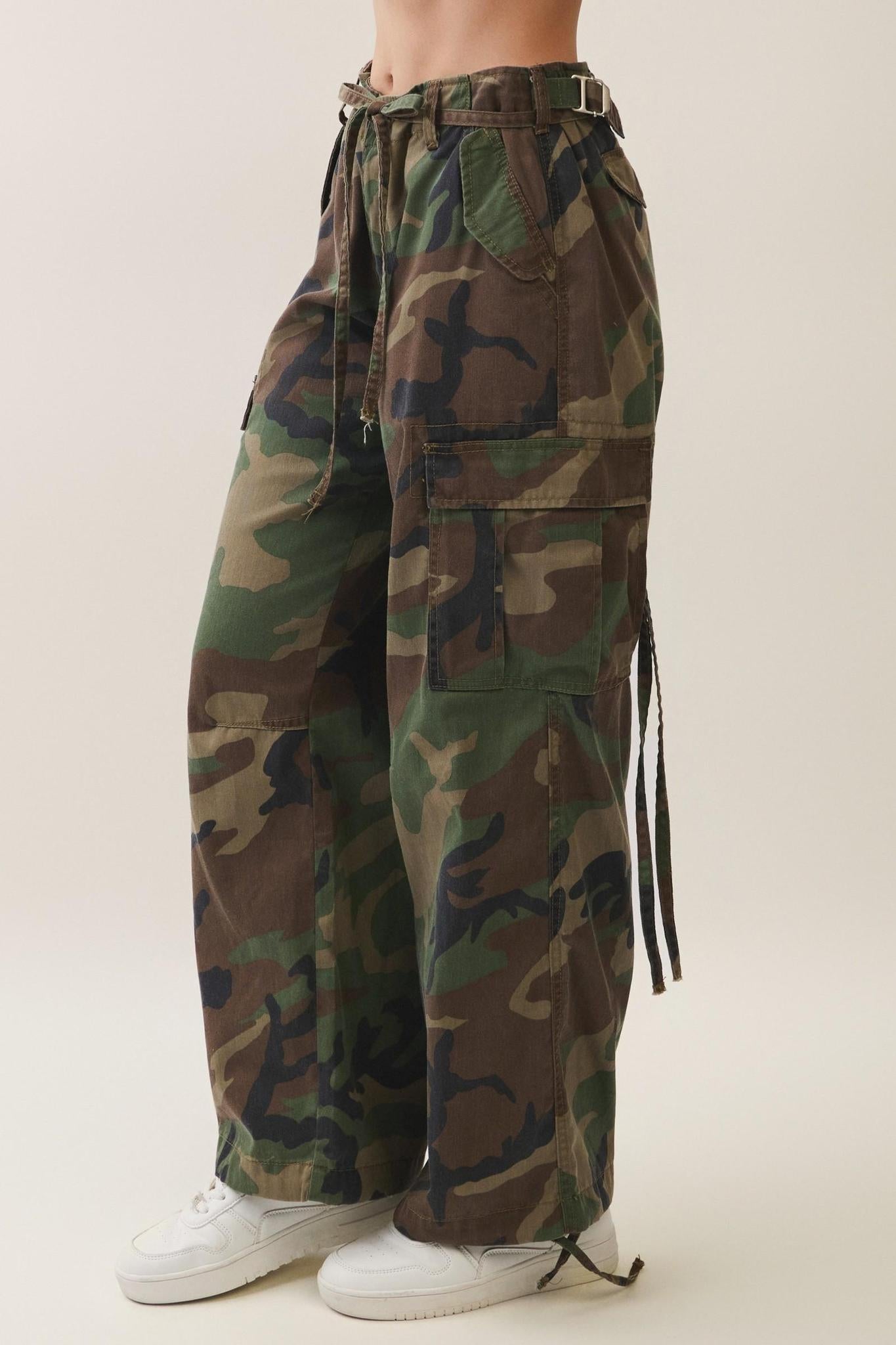 Trailblazer Wide Leg Camo Cargo Pants