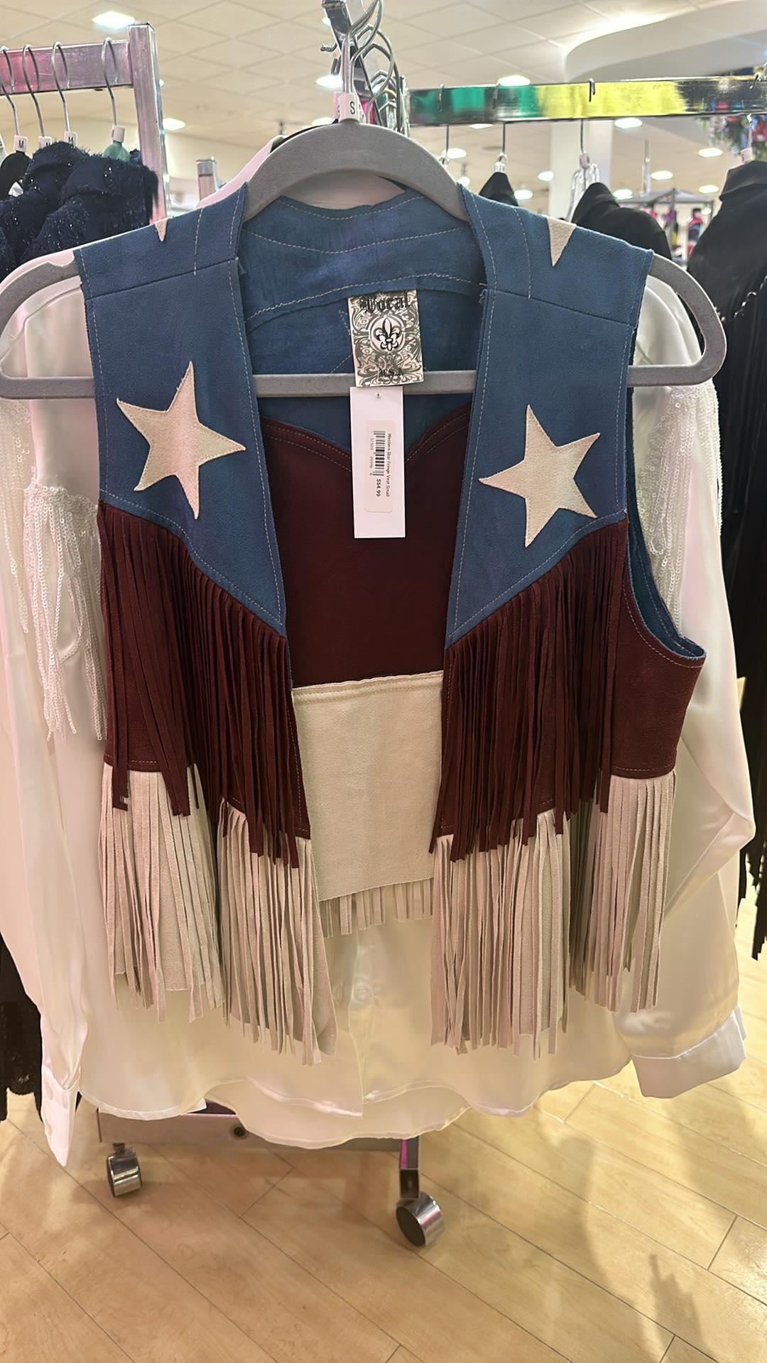 Western Star Fringe Vest