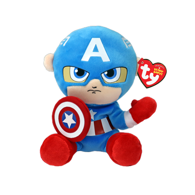 Soft Captain America Ty Beanie
