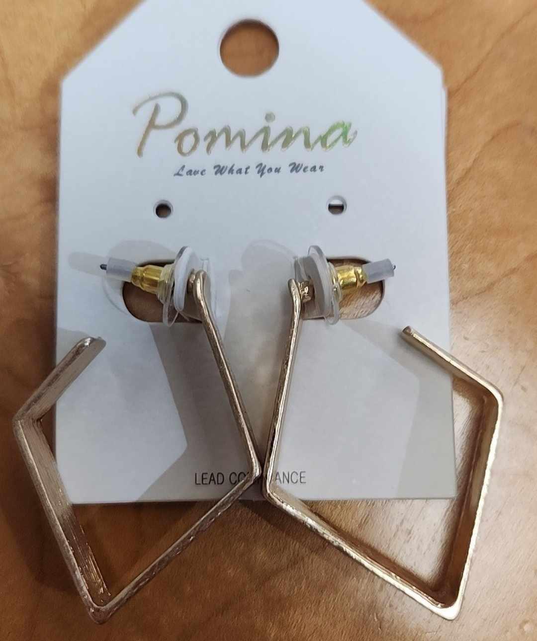Diamond Hammered Earrings