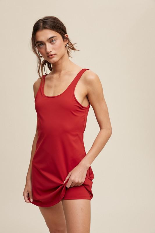 Red Active Dress