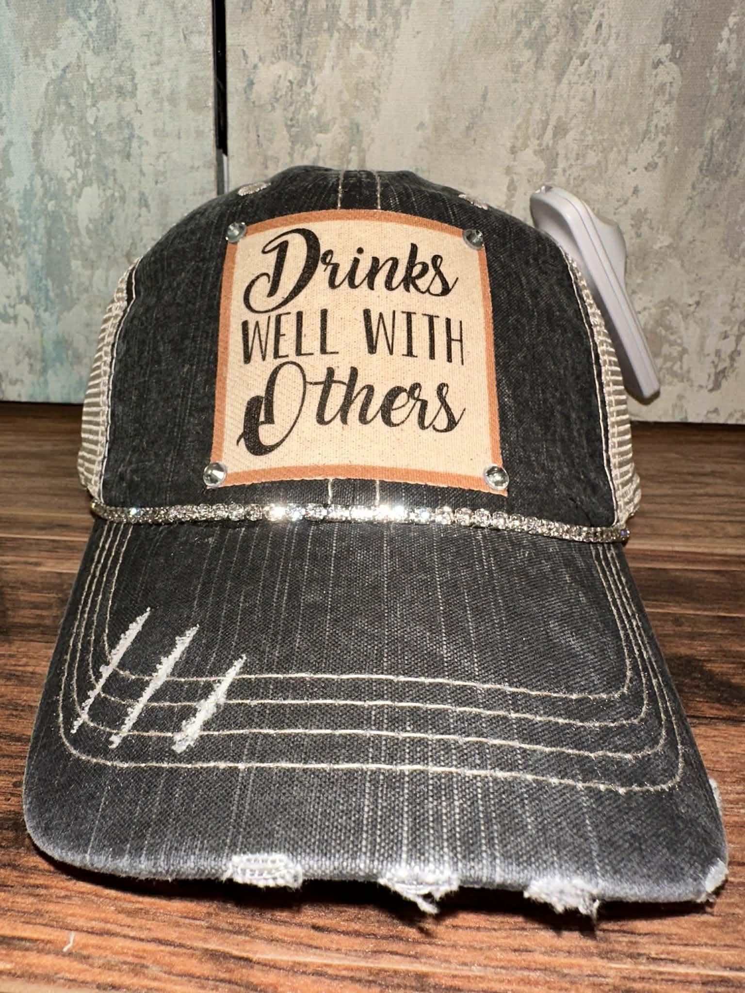 Drinks Well with Others - Bling Hat