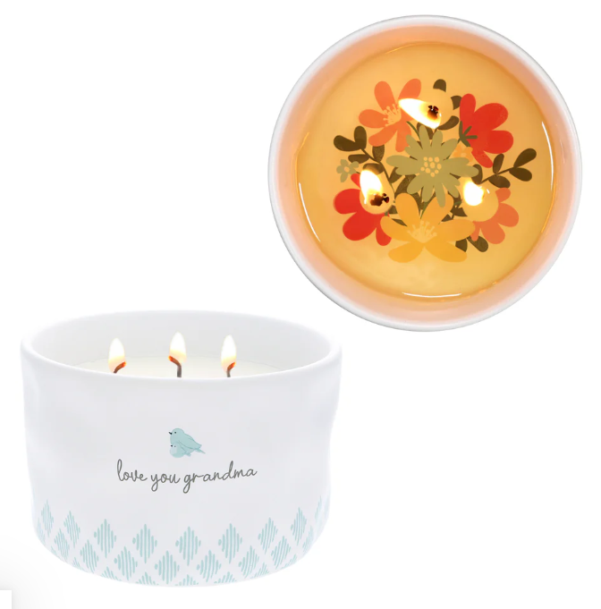 Love You Grandma Reveal Candle