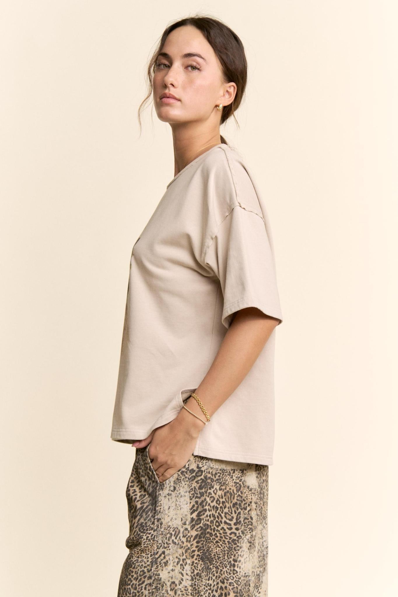 Blossom Crowned Kitty Printed Top