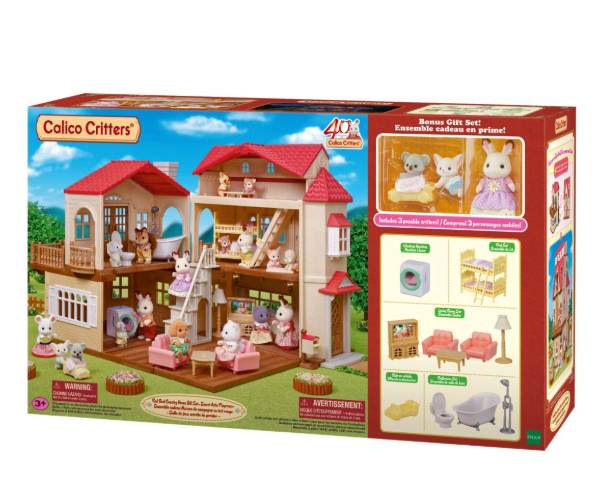 Calico Critters® Red Roof Country Home Gift Set -Secret Attic Playroom