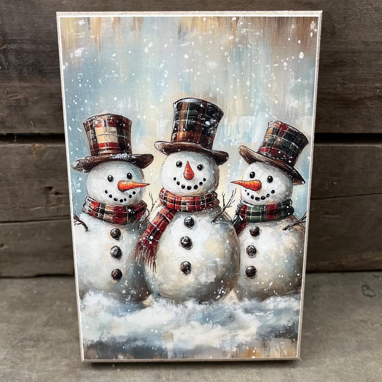 Christmas 4x6 Block Signs