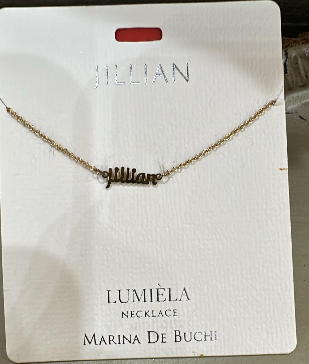 Lumiela Jillian Name Necklace