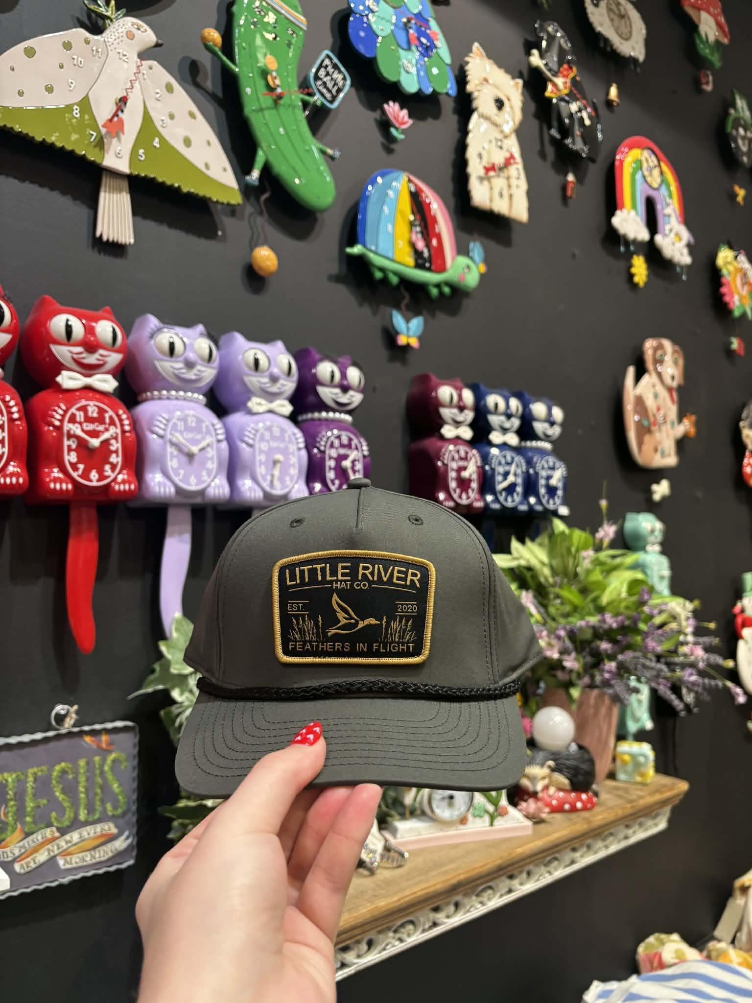 Men's Feathers in Flight 258 Hat - Dark Olive