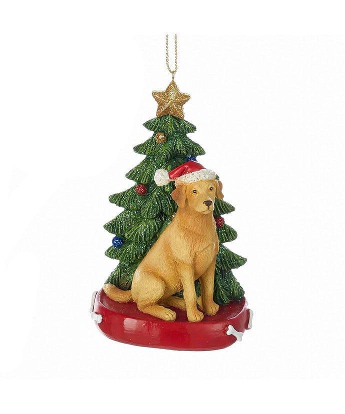 Yellow Lab Ornament