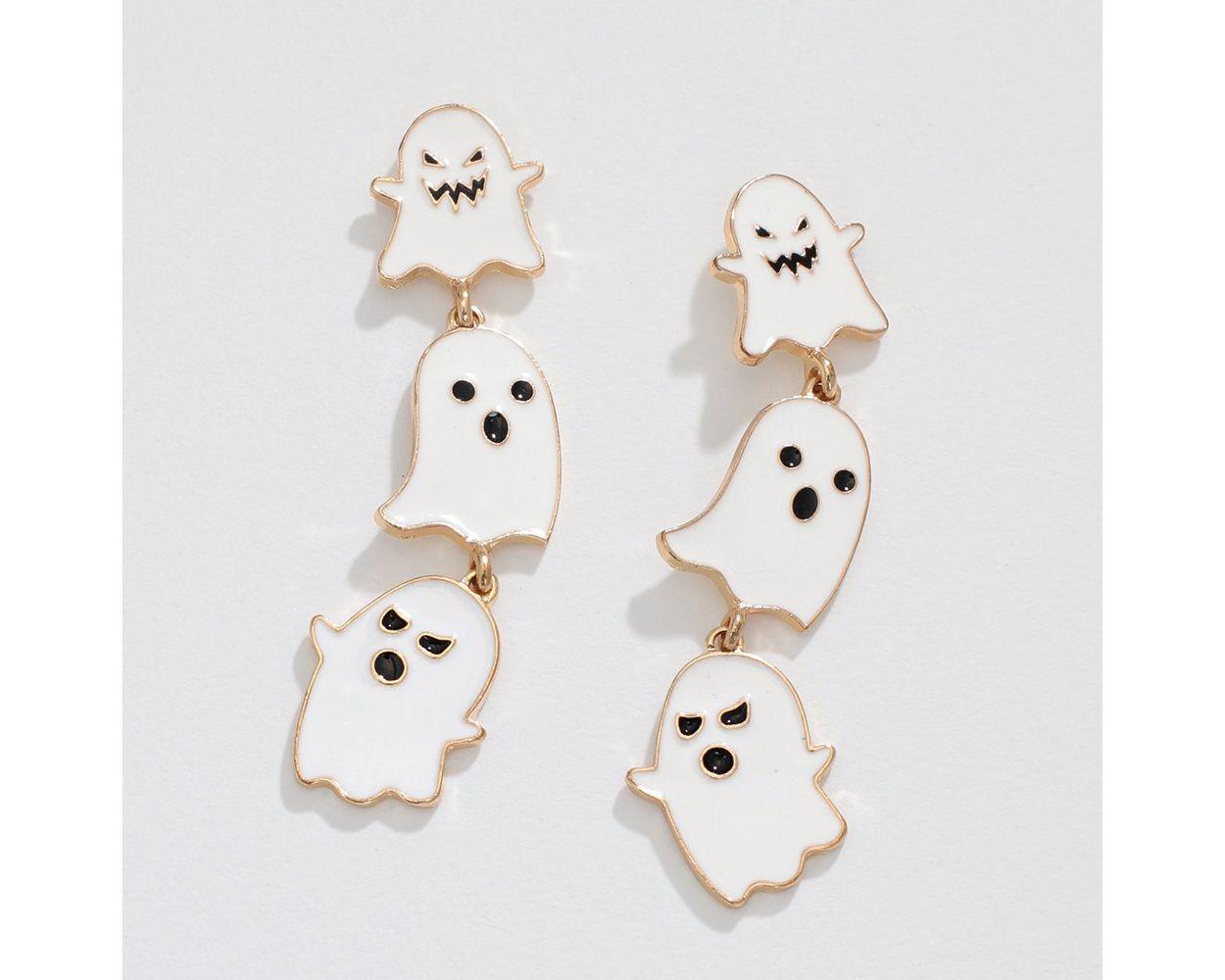 Cascading Enamel Ghosts Earrings