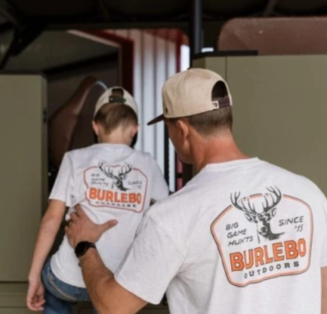 Burlebo - Short Sleeve Tee - Big Game Hunts - Oatmeal