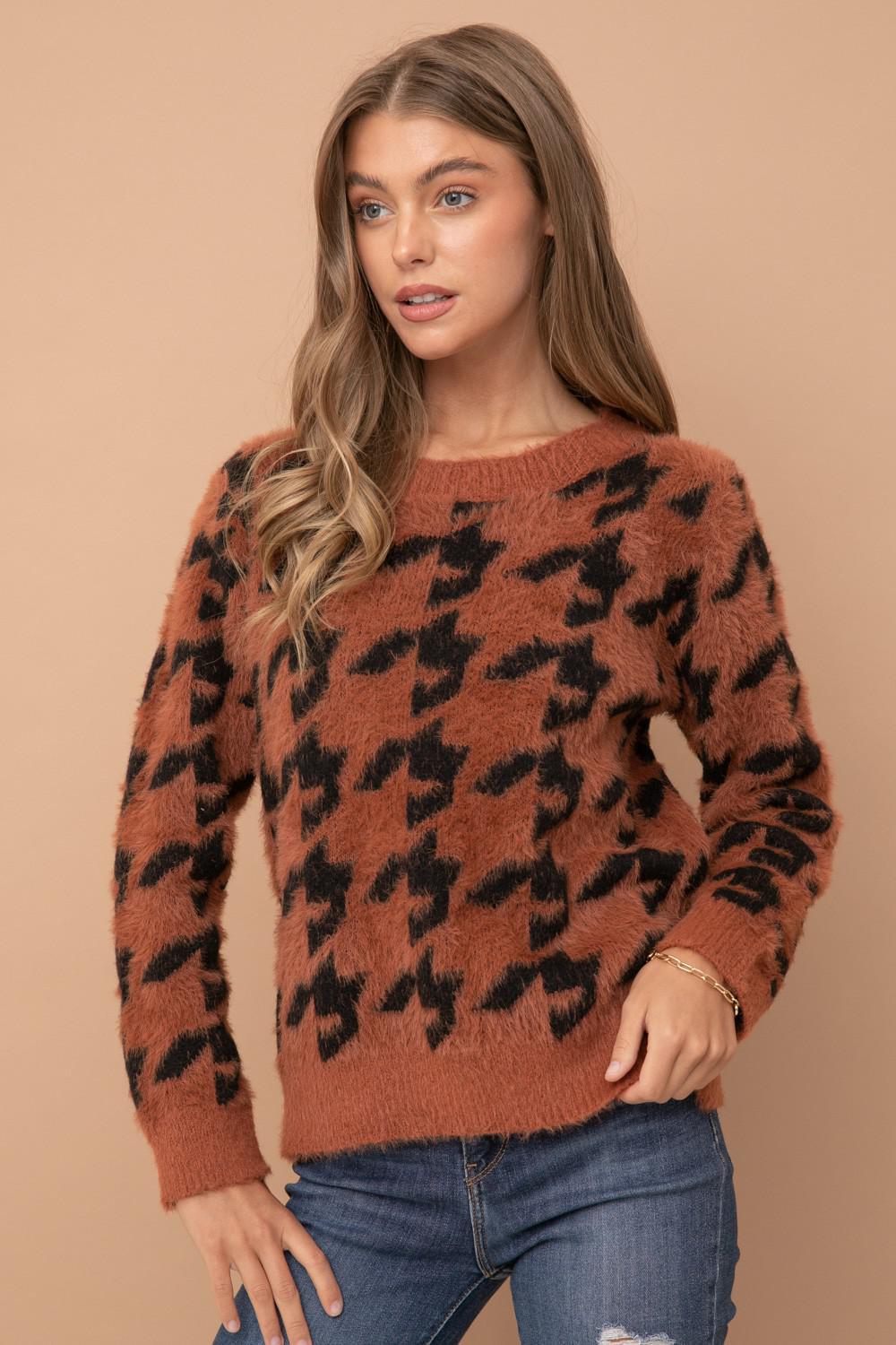 Copper Design Sweater
